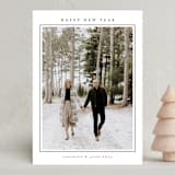 "Minimalist Frame" - Holiday Cards in Snow by Nicole Walsh - Front