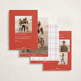"Minimalist Frame" - Holiday Cards in Stocking by Nicole Walsh - Back of Card Options