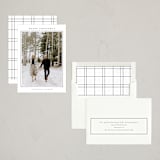 "Minimalist Frame" - Holiday Cards in Snow by Nicole Walsh - Assembled