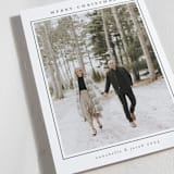 "Minimalist Frame" - Holiday Cards in Snow by Nicole Walsh - Detail
