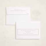 "Minimalist Frame" - Holiday Cards in Stocking by Nicole Walsh - FREE Recipient Addressing