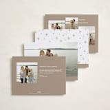 "Pair" - Holiday Cards in Cocoa by Pixel and Hank - Back of Card Options