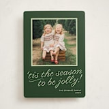 "cotillion" - Holiday Cards in Evergreen by Megan Davis - Front