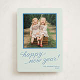 "cotillion" - Holiday Cards in Mint by Megan Davis - Front