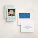 "cotillion" - Holiday Cards in Mint by Megan Davis - Assembled