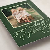 "cotillion" - Holiday Cards in Evergreen by Megan Davis - Detail