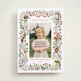 "Hundred Aker Wreath" - Holiday Cards in Christopher Robin by Sarah Knight - Front