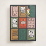 "Pixar's Mosters Inc Holiday Doors" - Holiday Cards in Santa by Claudia Orengo - Front