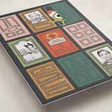 "Pixar's Mosters Inc Holiday Doors" - Holiday Cards in Santa by Claudia Orengo - Detail