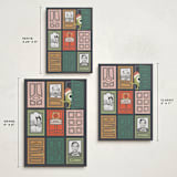 "Pixar's Mosters Inc Holiday Doors" - Holiday Cards in Santa by Claudia Orengo - Formats Available