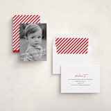 "Scrawled" - Holiday Cards in Icicle by Julia Hall - Assembled