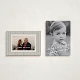 "Scrawled" - Holiday Cards in Icicle by Julia Hall - Photo Orientation Options