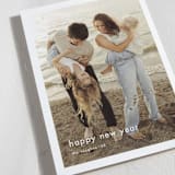 "Minimalist Border" - Holiday Cards in Cotton by Stacey Meacham - Detail