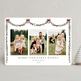 "Joyful Holly" - Holiday Cards in Mulled Wine by Susan Moyal - Front