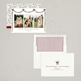 "Joyful Holly" - Holiday Cards in Mulled Wine by Susan Moyal - Assembled