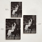 "Holiday in Type" - Holiday Cards in Snow by Design Lotus - Formats Available