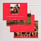 "chaconne" - Holiday Cards in Pomegranate by chocomocacino - Back of Card Options