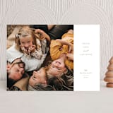 "Peace Love & Laughter" - Holiday Cards in Ash by Jula Paper Co. - Front