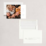"Peace Love & Laughter" - Holiday Cards in Ash by Jula Paper Co. - Assembled