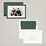 "Classic Houndstooth" - Holiday Cards in Balsam by Ekko Studio - Assembled