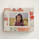 "Holiday Lily" - Holiday Cards in Vermillion by Lise Gulassa - Folded Card