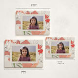 "Holiday Lily" - Holiday Cards in Vermillion by Lise Gulassa - Formats Available