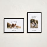 "Cranberry Sauce" - Holiday Cards in Coal by Blustery August - Photo Orientation Options