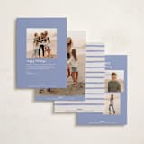 "Tis the Sea Sun" - Holiday Cards in Ocean by Pink House Press - Back of Card Options