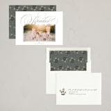 "Feliz" - Holiday Cards in Linen by Elsa Duncan - Assembled