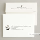 "Feliz" - Holiday Cards in Linen by Elsa Duncan - FREE Recipient Addressing