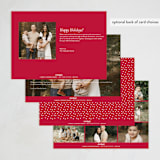 "Classic holiday" - Holiday Cards in Snowfall by Susan Asbill - Back of Card Options