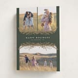 "Trio" - Holiday Cards in Fern by Michelle Taylor - Folded Card