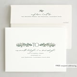 "Joyful-Bow" - Holiday Cards in Leaf by BR Designs - FREE Recipient Addressing