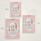 "One Red Bow" - Holiday Cards in Poinsettia by Anne Ciotola - Formats Available
