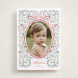 "Charming" - Holiday Cards in Cherry by Tamara Hilje - Front