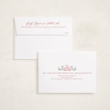 "Charming" - Holiday Cards in Cherry by Tamara Hilje - FREE Recipient Addressing