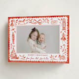 "The Nutcracker" - Holiday Cards in Red Ribbon by Sarah Knight - Folded Card