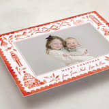 "The Nutcracker" - Holiday Cards in Red Ribbon by Sarah Knight - Detail