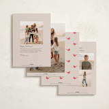 "Cardinals" - Holiday Cards in Cream by Kristen Knechtel - Back of Card Options