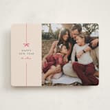 "Bow" - Holiday Cards in Gumdrop by Pixel and Hank - Front