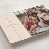 "Bow" - Holiday Cards in Gumdrop by Pixel and Hank - Detail