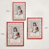 "Floral Folk" - Holiday Cards in Holly Berry by Mansi Verma - Formats Available