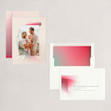 "drift" - Holiday Cards in Berry by GeekInk Design - Assembled