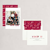"conversational design" - Holiday Cards in Cranberry by amanda lawrence - Assembled