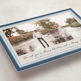 "Oasis" - Holiday Cards in Blue Spruce by Petra Kern - Detail