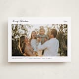 "Christmas Card" - Holiday Cards in Snowcap by Pixel and Hank - Front