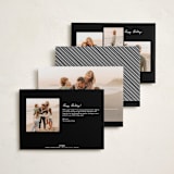 "Christmas Card" - Holiday Cards in Snowcap by Pixel and Hank - Back of Card Options