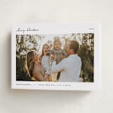 "Christmas Card" - Holiday Cards in Snowcap by Pixel and Hank - Folded Card