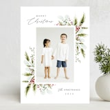 "Delicate Sprigs" - Holiday Cards in Peppermint by Kate Ahn - Front