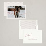 "Handwritten Joy" - Holiday Cards in Winterberry by Ashley Iwafuchi - Assembled
